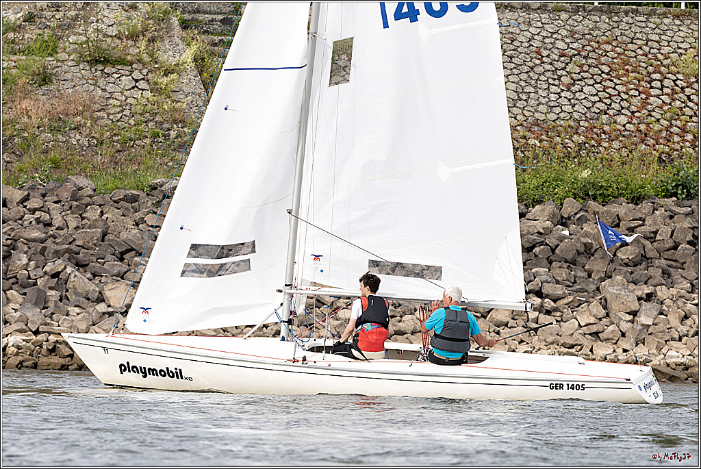 100 Jahre Rheinwoche 2022 - 2. Wettfahrt  Hitdorf - Duesseldorf, 03.06.2022,